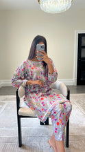 Load image into Gallery viewer, Poly cotton printed 2 piece coord with shirt and trouser.