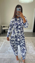 Load image into Gallery viewer, Poly cotton printed 2 piece coord with shirt and trouser.