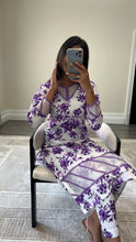 Load image into Gallery viewer, Poly cotton printed 2 piece coord with shirt and trouser.