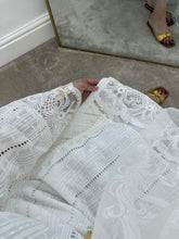 Load image into Gallery viewer, Chikankari white suit with organza duppata