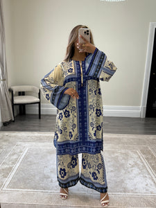 Summer printed lawn 2 piece set