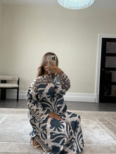 Load image into Gallery viewer, New blue crystal lawn collection 2 piece lawn long shirt with trouser
