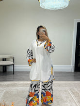 Load image into Gallery viewer, Soft khaddar  2 piece coord set. Shirt and trouser with printing detail. Soft jacquard fabric.