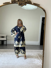 Load image into Gallery viewer, Jacquard printed 2 piece set with shirt and trouser.