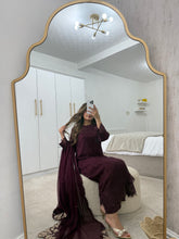 Load image into Gallery viewer, Azure Inspired plum Serene 3 piece suit (Immediate Dispatch)