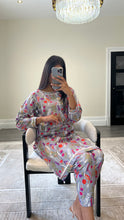 Load image into Gallery viewer, Poly cotton printed 2 piece coord with shirt and trouser.