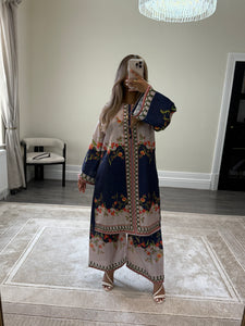 Summer printed lawn 2 piece set