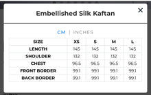 Load image into Gallery viewer, Silk kaftan (2-4 weeks delivery)