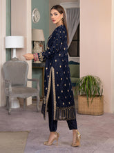 Load image into Gallery viewer, 2 Piece Velvet Suit-Embroidered(Pret) (2-5 weeks delivery)