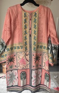 Summer printed lawn 2 piece set