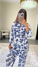 Load image into Gallery viewer, Poly cotton printed 2 piece coord with shirt and trouser.