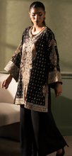 Load image into Gallery viewer, Design 2 Velvet Embroidered coord with plazzo trouser