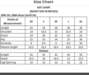 Rose Farshi Set (2-4 weeks delivery)