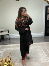 Load image into Gallery viewer, Jacquard 2 piece coord set. Shirt and trouser with printing detail. Soft jacquard fabric.