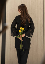 Load image into Gallery viewer, Coal Black Embroidered Lawn (2-4 weeks delivery)