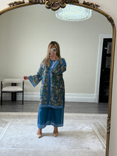 Load image into Gallery viewer, Jacquard printed 2 piece set with shirt and trouser.