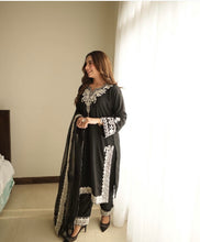 Load image into Gallery viewer, 3PCS GEORGETTE EMB