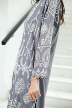 Load image into Gallery viewer, Slate Grey Schiffli CO-ORD Set(2-5 weeks delivery)