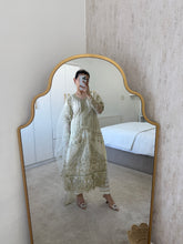 Load image into Gallery viewer, Cream dream - cotton net embellished shirt with cotton net duppata and trouser.