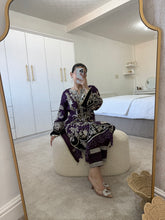 Load image into Gallery viewer, Cutwork organza embroidered shirt with organza duppata and cotton silk trouser.