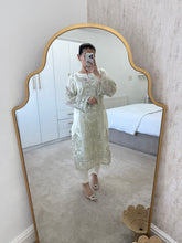 Load image into Gallery viewer, Gulaal inspired cream suit with duppata and trouser