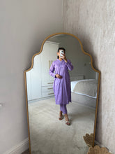 Load image into Gallery viewer, Lilac chikankari 2 piece coord with shirt and trouser.