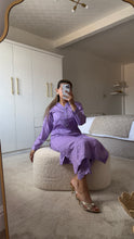 Load image into Gallery viewer, Lilac chikankari 2 piece coord with shirt and trouser.