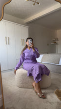 Load image into Gallery viewer, Lilac chikankari 2 piece coord with shirt and trouser.