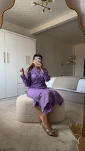 Load image into Gallery viewer, Lilac chikankari 2 piece coord with shirt and trouser.