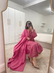 Original Agha Noor suit Pink