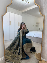 Load image into Gallery viewer, Kanwal Malik inspired raw silk 3 piece suit