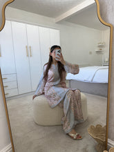 Load image into Gallery viewer, Silk coord sets with floral pattern (immediate dispatch)