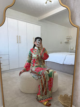 Load image into Gallery viewer, Silk coord sets with floral pattern (immediate dispatch)