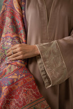 Load image into Gallery viewer, TAUPE FALL EMBROIDERED SET NEL-23645 (2-5 weeks delivery)