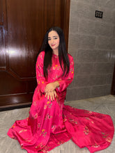 Load image into Gallery viewer, Rosy Glow-  Silk 3pc Suit ( Samwah Pret ) 2-4 weeks delivery