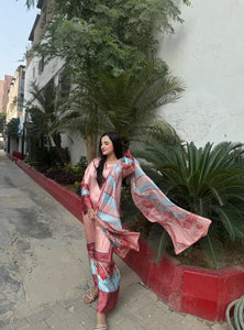 FERN- Silk 3 Piece Suit ( Samwah Pret ) 2-4 weeks delivery
