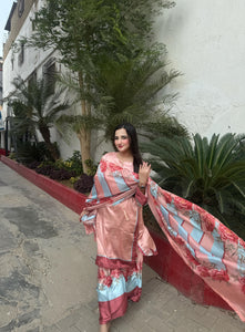 FERN- Silk 3 Piece Suit ( Samwah Pret ) 2-4 weeks delivery