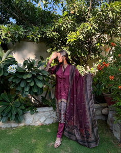 ESHA-  Silk 3pc Suit ( Samwah Pret ) 2-4 weeks delivery
