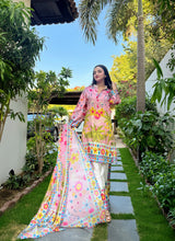 Load image into Gallery viewer, Berry Blush-  Silk 3pc Suit ( Samwah Pret ) 2-4 weeks delivery