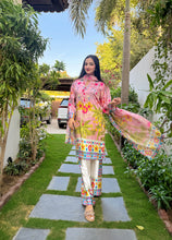 Load image into Gallery viewer, Berry Blush-  Silk 3pc Suit ( Samwah Pret ) 2-4 weeks delivery