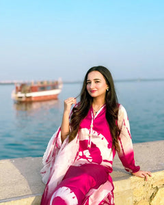 3pc Pink Silk Dyed Suit (2-3 weeks delivery)