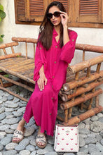 Load image into Gallery viewer, Hot Pink Buttoned Dress (2-5 weeks delivery)