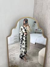 Load image into Gallery viewer, Black and cream chiffon suit (immediate dispatch)