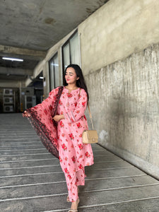 PRINTED LAWN 3PCS SUIT - Samwah