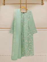 Load image into Gallery viewer, 3 PIECE - PURE COTTON NET EMBROIDERED SUIT S109761