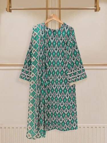 3 PIECE - PURE PRINTED LAWN SUIT S109705