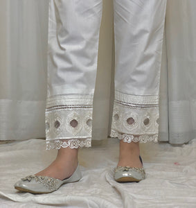 Cotton Embroidered Trouser (immediate dispatch)