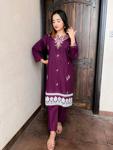EMBROIDERED 2PC - 02 (2-3 weeks delivery)
